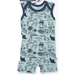 NEW HonestBaby INFANT Short Romper 100% Organic Cotton 0-3M